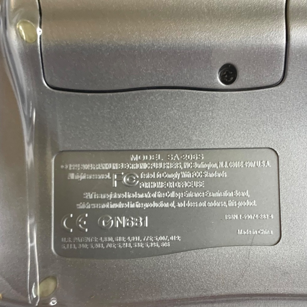 Franklin tech electronics school Spelling Ace & Thesaurus/ Model SA-206S silver - Picture 13 of 15